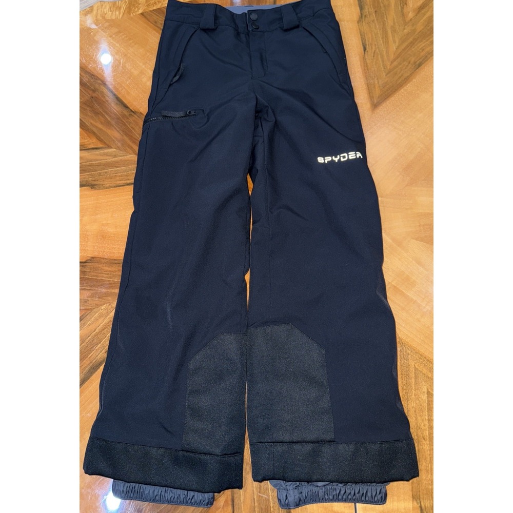 Kids Spyder Ski Pants Size 10‎ Black